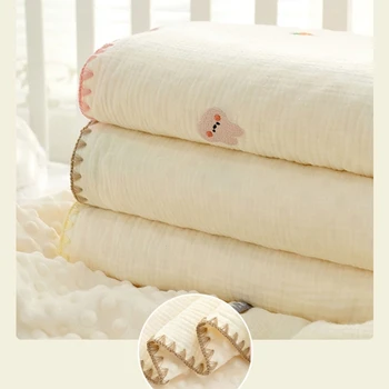 ארבע העונות התינוק Swaddles שמיכה ישנה שמיכות נוח שמיכת תינוק עטוף בגד ים מגבת מקלחת מתנה לתינוק פעוטות